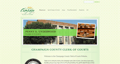 Desktop Screenshot of champaignclerk.com